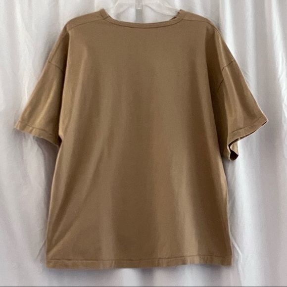 VINTAGE 90s Cottagecore Birds n Birdhouses Clay Dye Look Thick Single Stitch Tee - Picture 5 of 8